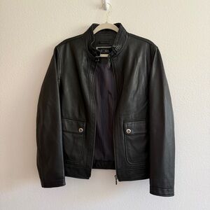 Black Lamb Leather Jacket